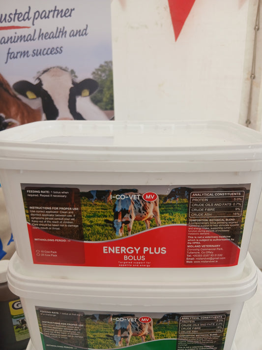I-CO-VET ENERGY PLUS COW BOLUS (25 PACK)