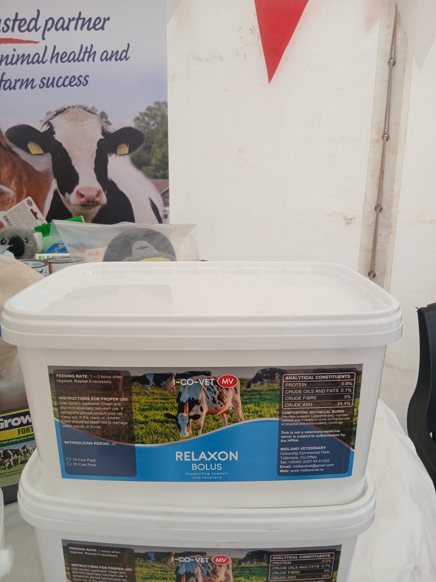 I-CO-VET RELAXON COW BOLUS (25 PACK)