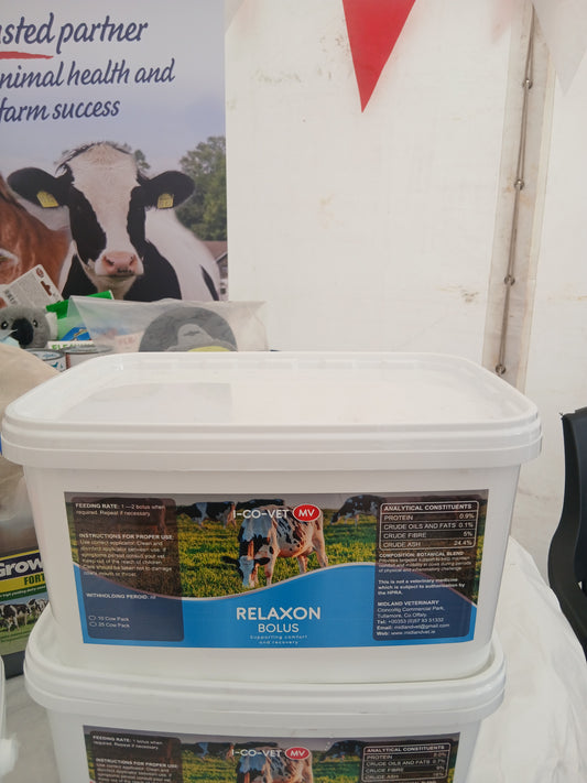 I-CO-VET RELAXON COW BOLUS (25 PACK)