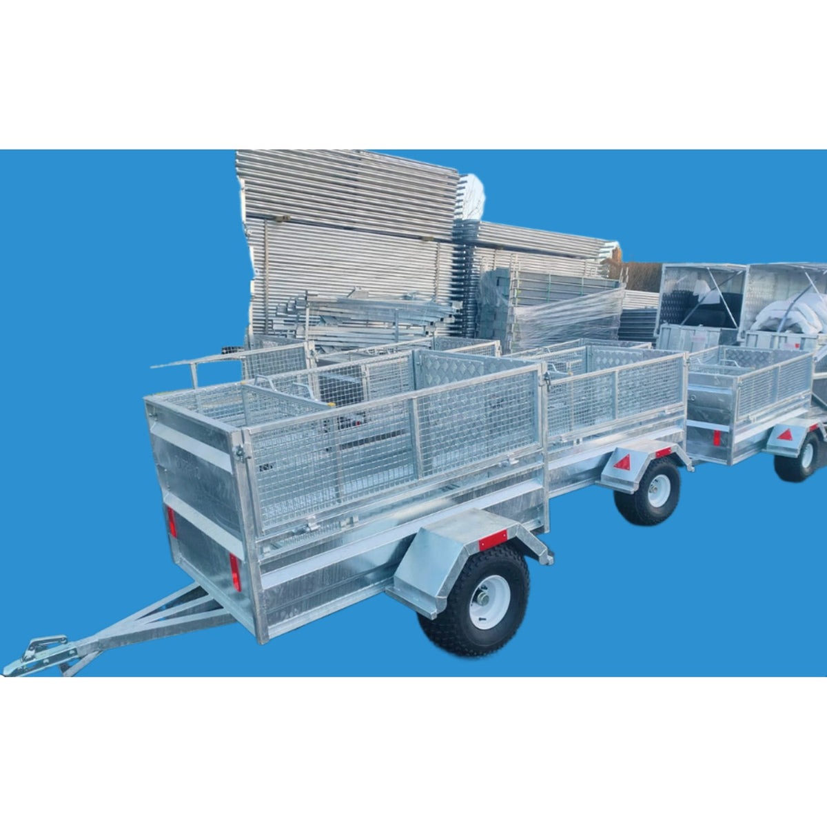 5 x 3 mesh side quad trailer