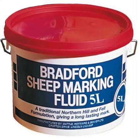 BRADFORD SHEEP MARKING FLUID 5LT