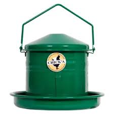 CHICK A FEEDER ENAMEL GREEN 10L