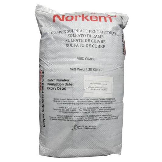 Copper Sulphate 25 kg – hoof and foot care