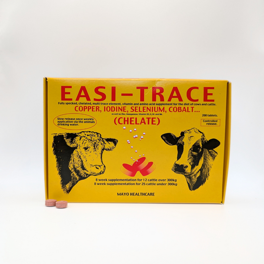 Easi-Trace 6 in 1 cattle trace element tablets 200 pack