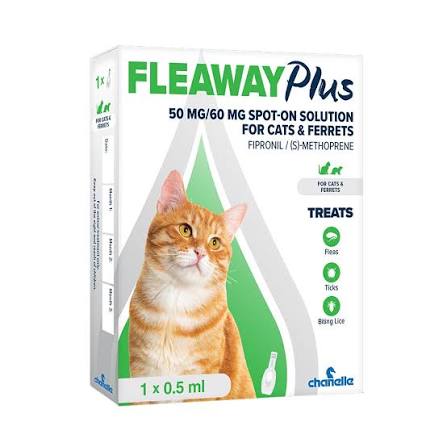 FLEAWAY PLUS CAT 50MG (singleshot)
