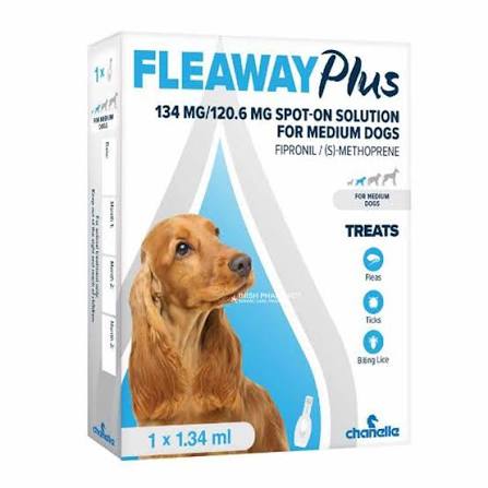 FLEAWAY PLUS MEDIUM DOG (singleshot)