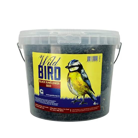 Goldcrop Wild Bird Black Sunflower Seed 4kg