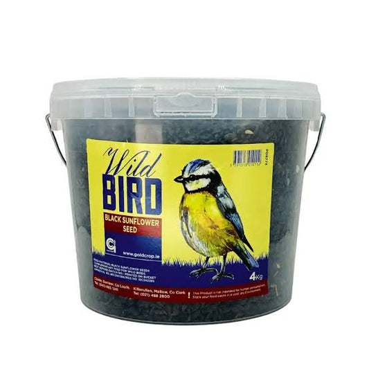 Goldcrop Wild Bird Black Sunflower Seed 4kg