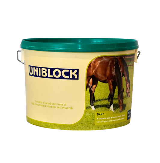 Uniblock Horse Mineral 12.5kg - Uniblock livestock mineral and feed supplement