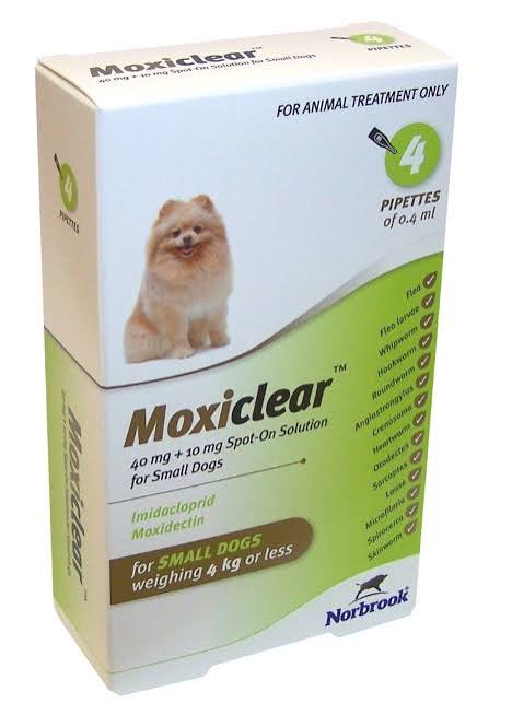 MOXICLEAR SMALL DOG (singleshot)