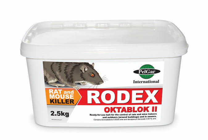 Rodex Oktablok 2.5kg Professional Rodent Bait