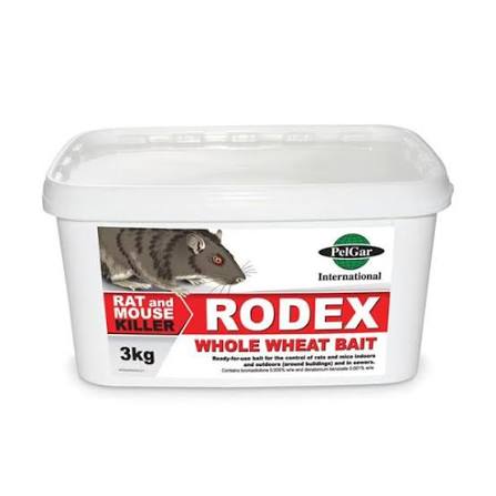 Rodex Whole Wheat 3kg Professional Rat & Mouse Bait