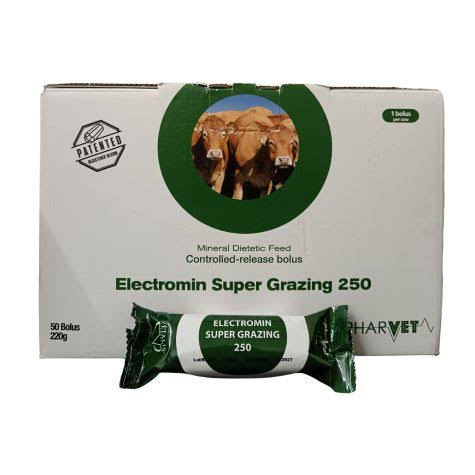 SUPER GRAZING 250 BOLUS 50 COW