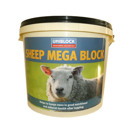 Uniblock Mega Sheep 20kg - Uniblock livestock mineral and feed supplement