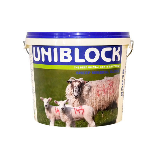 Uniblock Sheep Mineral 20kg - Uniblock livestock mineral and feed supplement