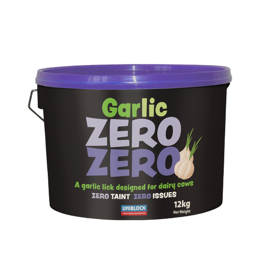 Uniblock Garlic Zero Zero 12kg - Uniblock livestock mineral and feed supplement