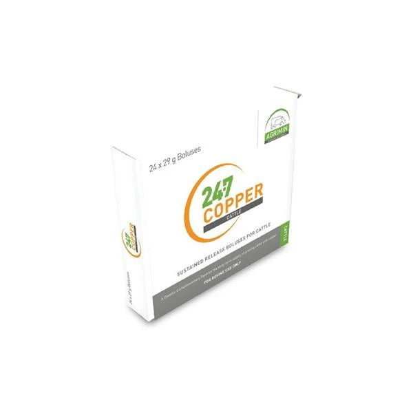 Agrimin 24/7 Copper Cattle Bolus 24S – nutritional supplementation
