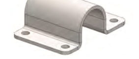 2 U-bolt headrail clamp by Condon Engineering