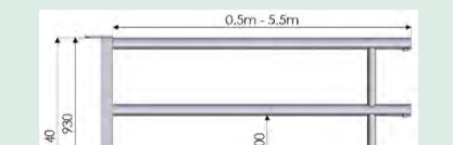 4 Bar Back Only 2-5ft by Condon Engineering