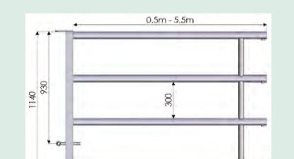 4 Bar Back Only 5-7ft by Condon Engineering