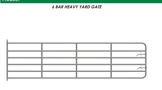 6 Bar Heavy Yard Gate by Condon Engineering