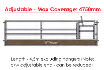 Adjustable - Max Coverage: 4750mm Calf/Sheep Barrier (No Access by Condon Engineering
