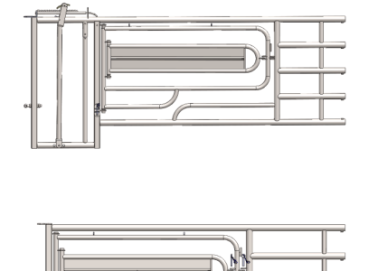 Calving Gate Back 11-13ft by Condon Engineering