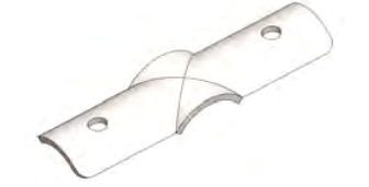 Double bracket (60x60mm) by Condon Engineering