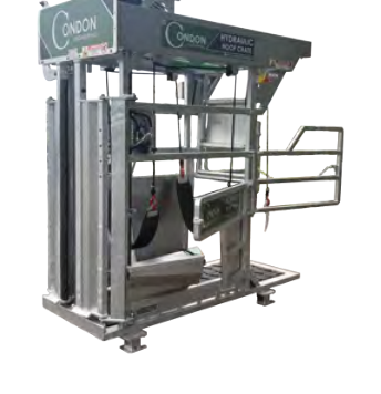 Fully Hydraulic Hoof Crate by Condon Engineering