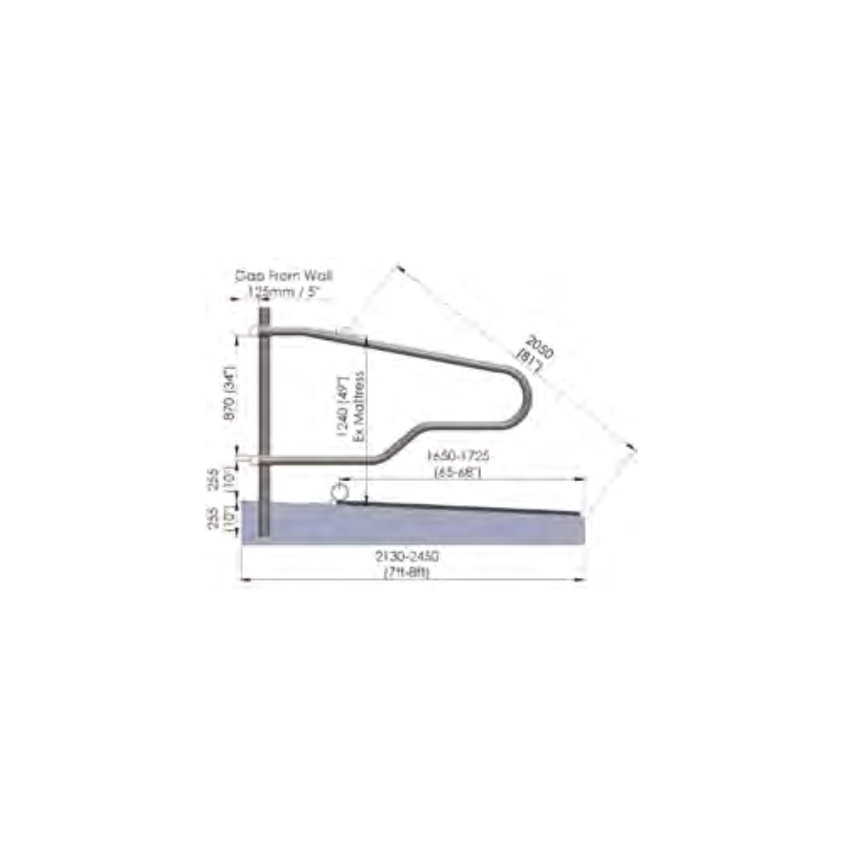 Horizontal Pipe 76mm: €3.50