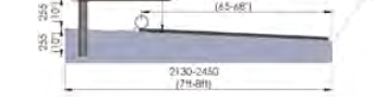 Horizontal Pipe 76mm: €6 more by Condon Engineering