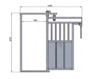 Sliding Back Gate by Condon Engineering