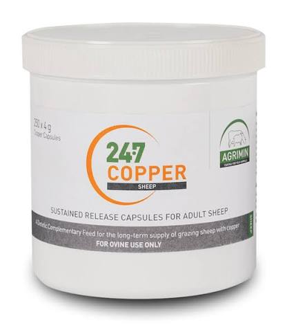 Agrimin 24/7 Copper Sheep 4G 250S – nutritional supplementation