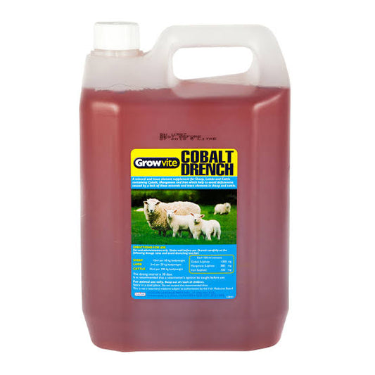 COBALT DRENCH GROWVITE 5Ltr