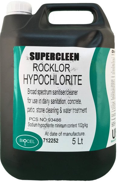 Biocel Supercleen Rockchlor 25Ltr dairy hygiene product